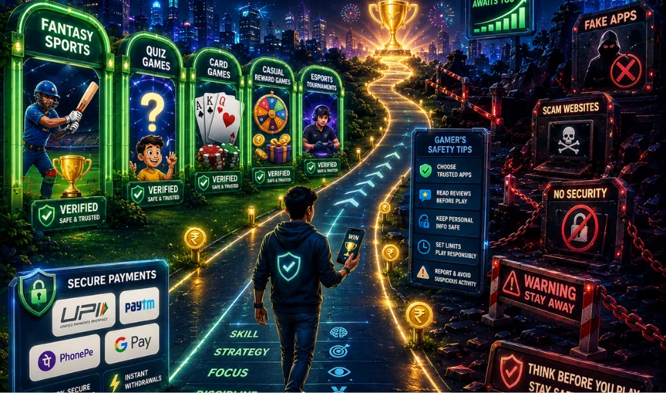Best Games to Earn Real Money Online Safely in India